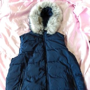 Gap Puffer Vest w/ Hood